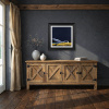 Cornfield Cottage III by Jay Nottingham, original painting, in room
