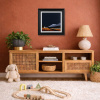 Ash Cottage II by Jay Nottingham, original painting, in room