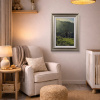 Winter Walks With You by Stephen Hawkins, original painting, in room