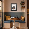 The Heart Of Our Town (Original) by Sean Durkin, original painting, in room