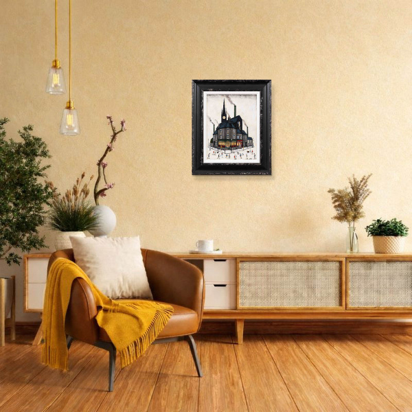 The Heart Of Our Town (Original) by Sean Durkin, original painting, in room