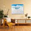 Pine Line by Antonio Navarro (Casimiro), original painting, in room