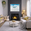 Pine Line by Antonio Navarro (Casimiro), original painting, in room