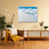 Snowy Top by Antonio Navarro (Casimiro), original painting, in room