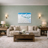Snowy Top by Antonio Navarro (Casimiro), original painting, in room
