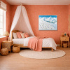 Snowy Top by Antonio Navarro (Casimiro), original painting, in room