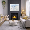 Magnificent Ski Run by Antonio Navarro (Casimiro), original painting, in room