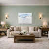 Magnificent Ski Run by Antonio Navarro (Casimiro), original painting, in room