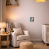 Breaking Light, West Wittering by Matthew Cordwell, original painting, in room