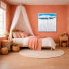 St Moritz by Antonio Navarro (Casimiro), original painting, in room
