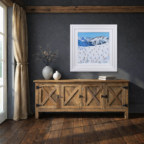 Lech, Austria by Paola Cassais, original painting, in room