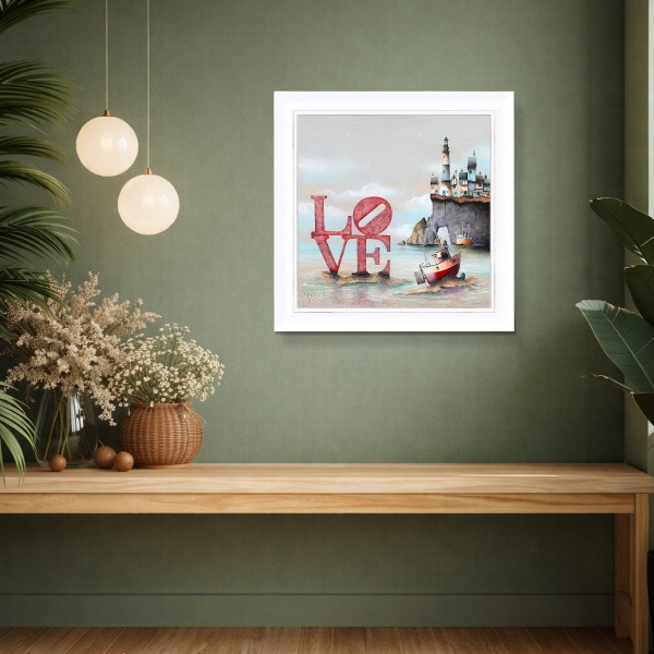 Love Is… by Gary Walton, limited edition print, in room