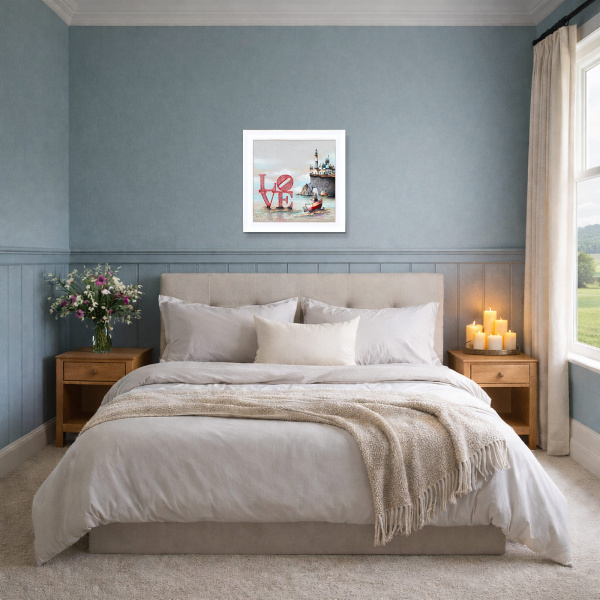 Love Is… by Gary Walton, limited edition print, in room
