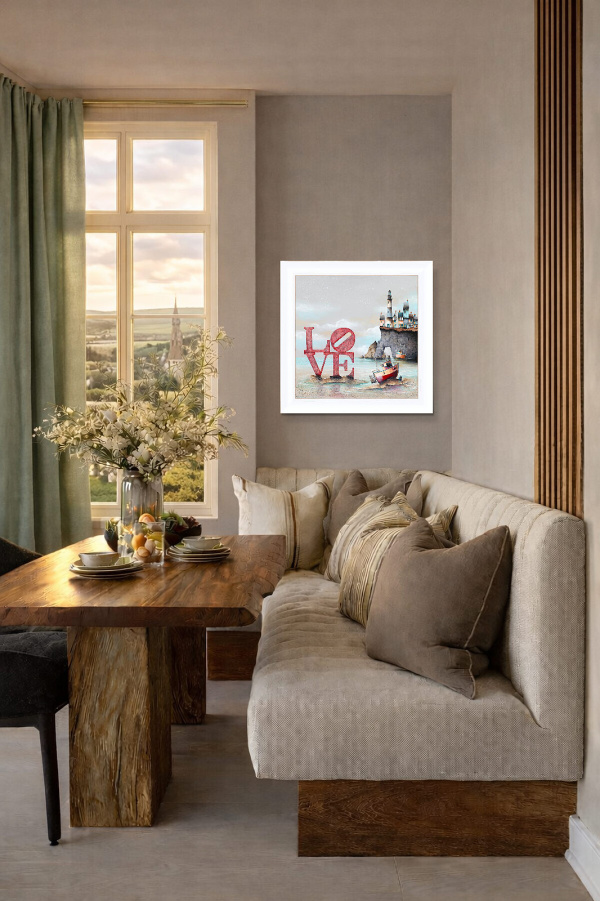 Love Is… by Gary Walton, limited edition print, in room