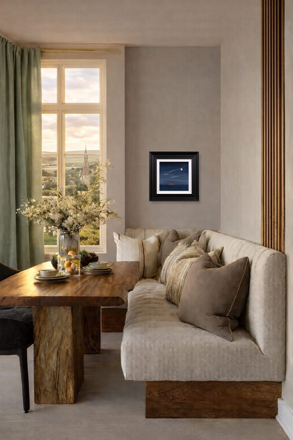 The Perfect Breeze by Jay Nottingham, original painting, in room