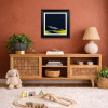 The Shape Of The Land by Jay Nottingham, original painting, in room