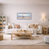 Boat At Rest by Allan Morgan, original painting, in room