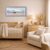 Boat At Rest by Allan Morgan, original painting, in room