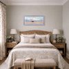 Boat At Rest by Allan Morgan, original painting, in room