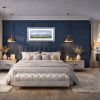 Countryside Pleasures by Allan Morgan, original painting, in room