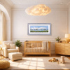 Countryside Pleasures by Allan Morgan, original painting, in room