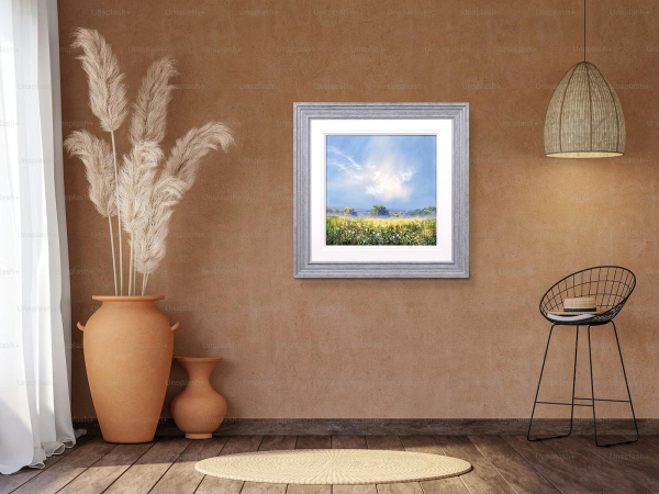 Roots Of The Land by Allan Morgan, original painting, in room