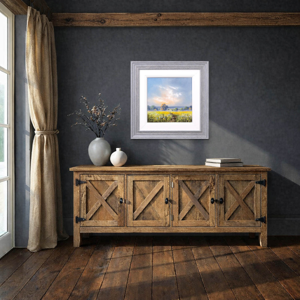 Where The Light Comes To Rest by Allan Morgan, original painting, in room