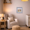 Good Vibes & High Tides by Rozanne Bell, original painting, in room