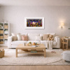 Everything Looks Better Right Now by Rozanne Bell, original painting, in room