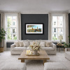 London Life by Simon Wright, original painting, in room