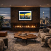 City of Light, New York by Simon Wright, original painting, in room