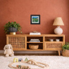 Team Work by David Alderman, original painting, in room