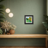 Two Tribes by David Alderman, original painting, in room