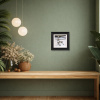 Yes It’s A Full Moon – Still Out In The Cold! Commission by David Alderman, original painting, in room