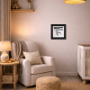 Yes It’s A Full Moon – Still Out In The Cold! Commission by David Alderman, original painting, in room