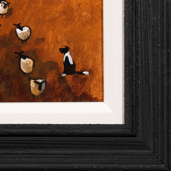 His Master’s Voice by David Alderman, original painting, detail