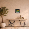 A New Face by David Alderman, original painting, in room