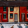 Can I Join In by David Alderman, original painting, detail