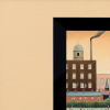 In The Park – L.S. Lowryish by Chris Chapman, original painting, detail