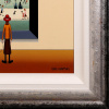 In The Park – L.S. Lowryish by Chris Chapman, original painting, detail
