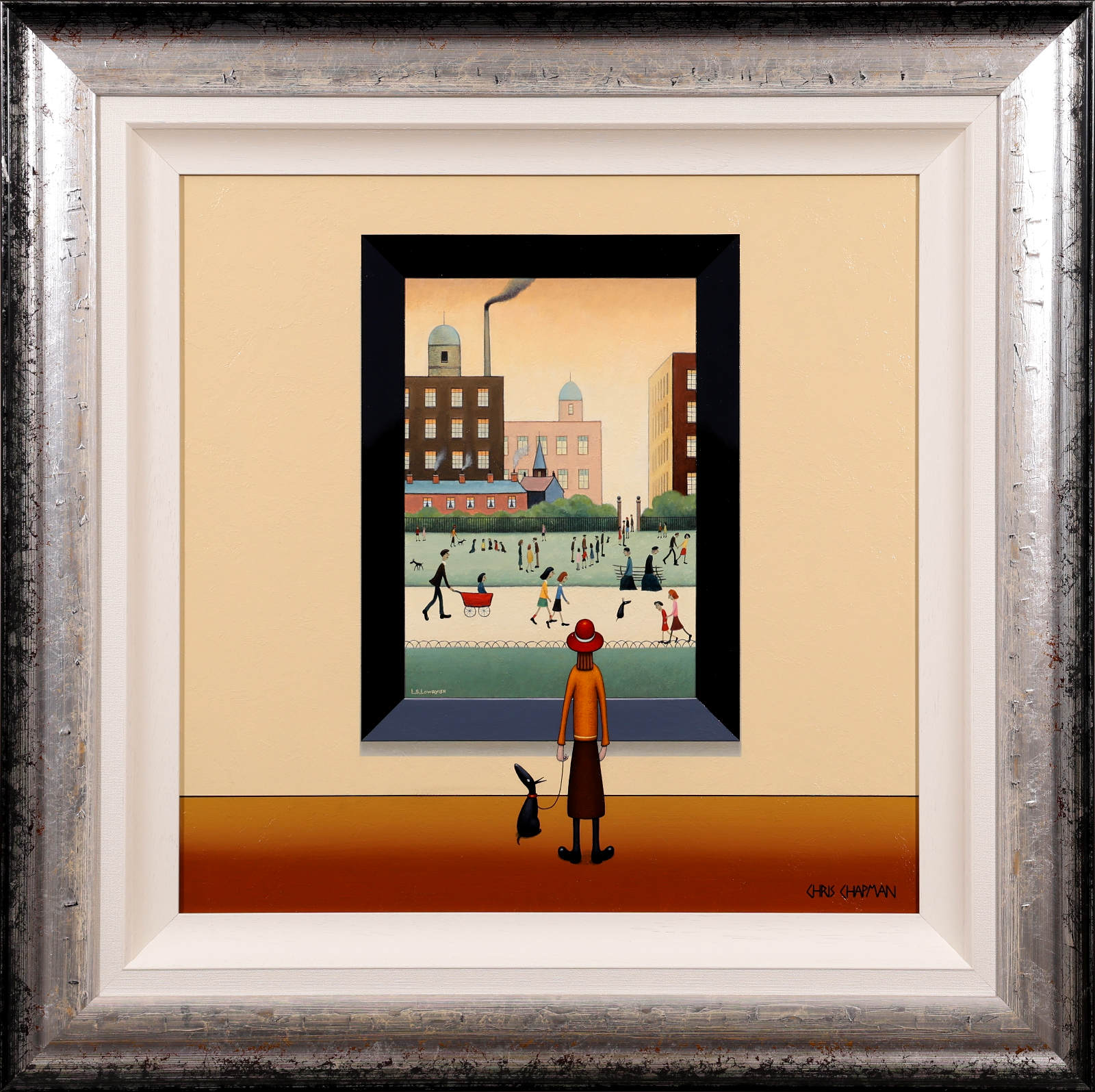 In The Park – L.S. Lowryish