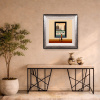 In The Park – L.S. Lowryish by Chris Chapman, original painting, in room