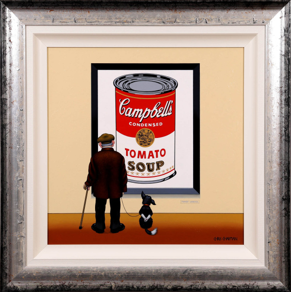 Art Can Fans – Mandy Warhol by Chris Chapman, original painting