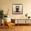 Cubist Dog after Pablo Picasso by Chris Chapman, original painting, in room