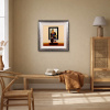 Cubist Dog after Pablo Picasso by Chris Chapman, original painting, in room
