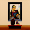 Cubist Dog after Pablo Picasso by Chris Chapman, original painting
