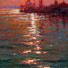 Evening Glow, Venice by Andrew Grant Kurtis, original painting