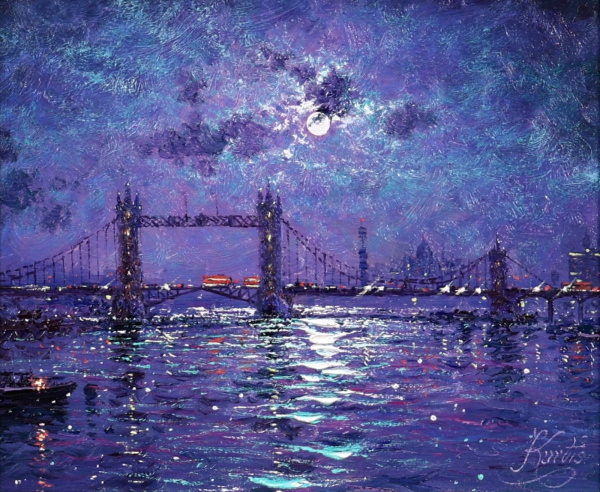 Thames Sparkle by Andrew Grant Kurtis, original painting