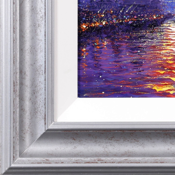 Reflections Of The Thames by Andrew Grant Kurtis, original painting, detail