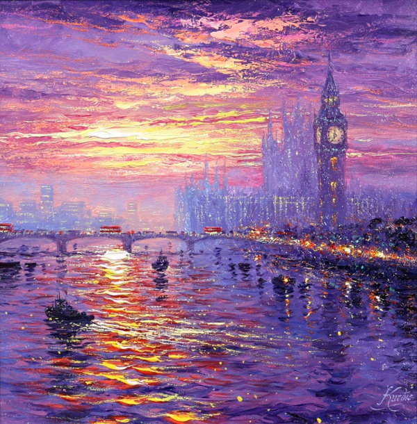 Westminster Sparkle by Andrew Grant Kurtis, original painting